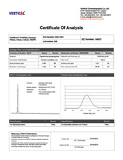 Vertical UPS HPLC COLUMN